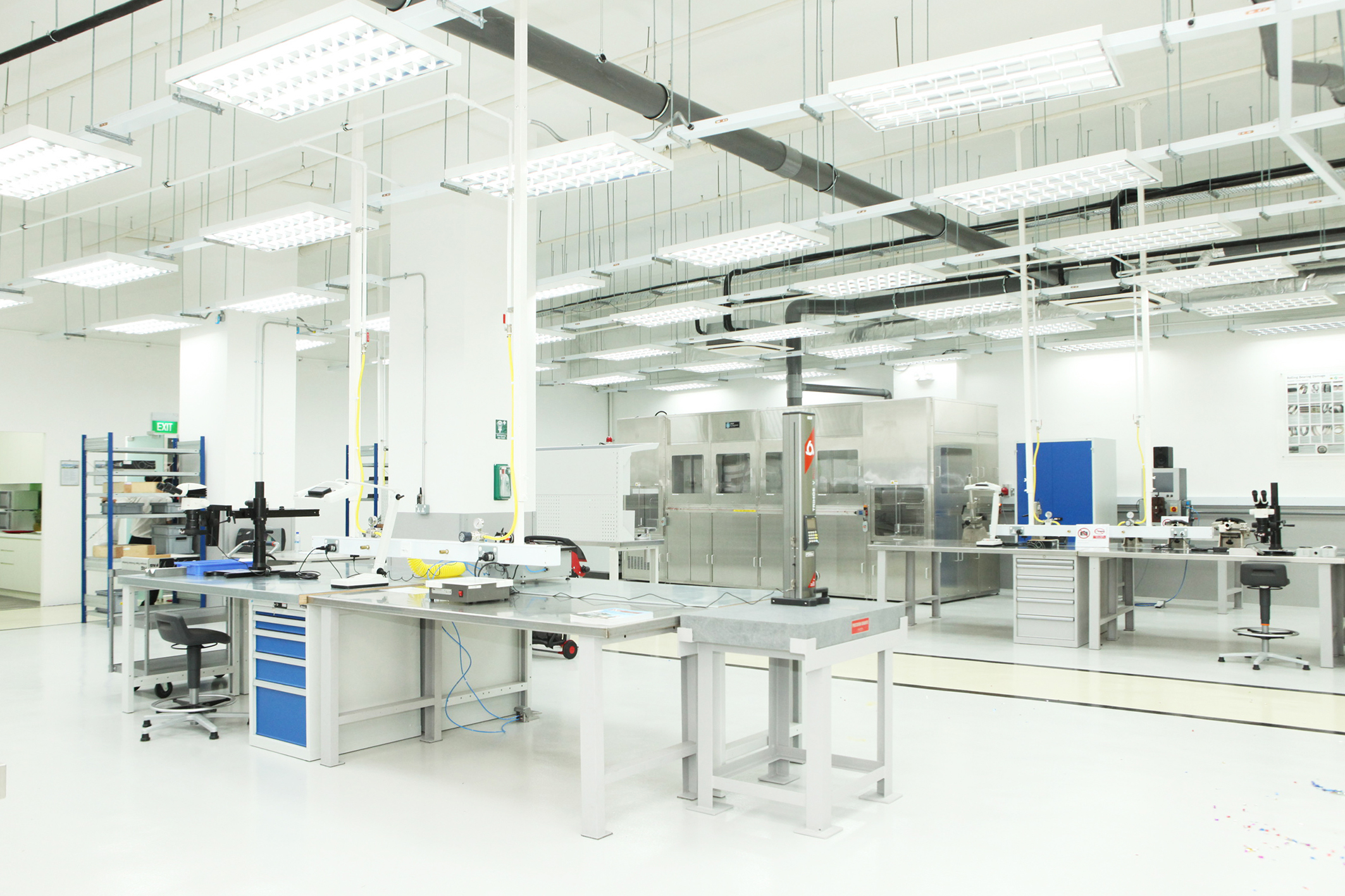 FAG航空航天新加坡公司的軸承測試、修復和再制造中心概覽圖。